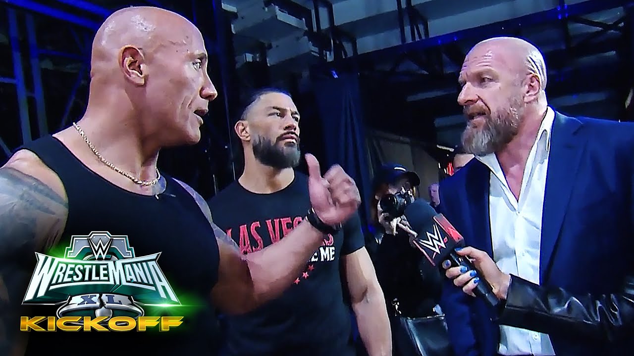 The Rock and Triple H Set the Stage for an Electrifying WrestleMania Showdown