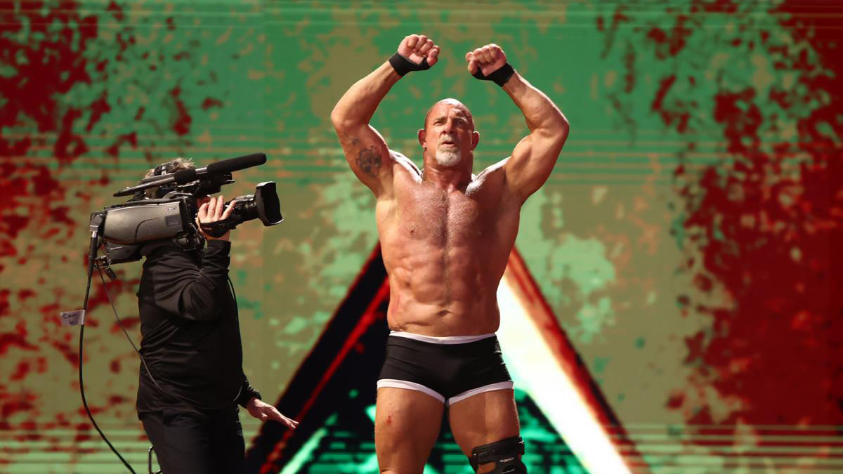 WWE Icon Goldberg Reunites with Rising Star Bron Breakker at College Football Game – Fans Excited Over the Legendary Moment