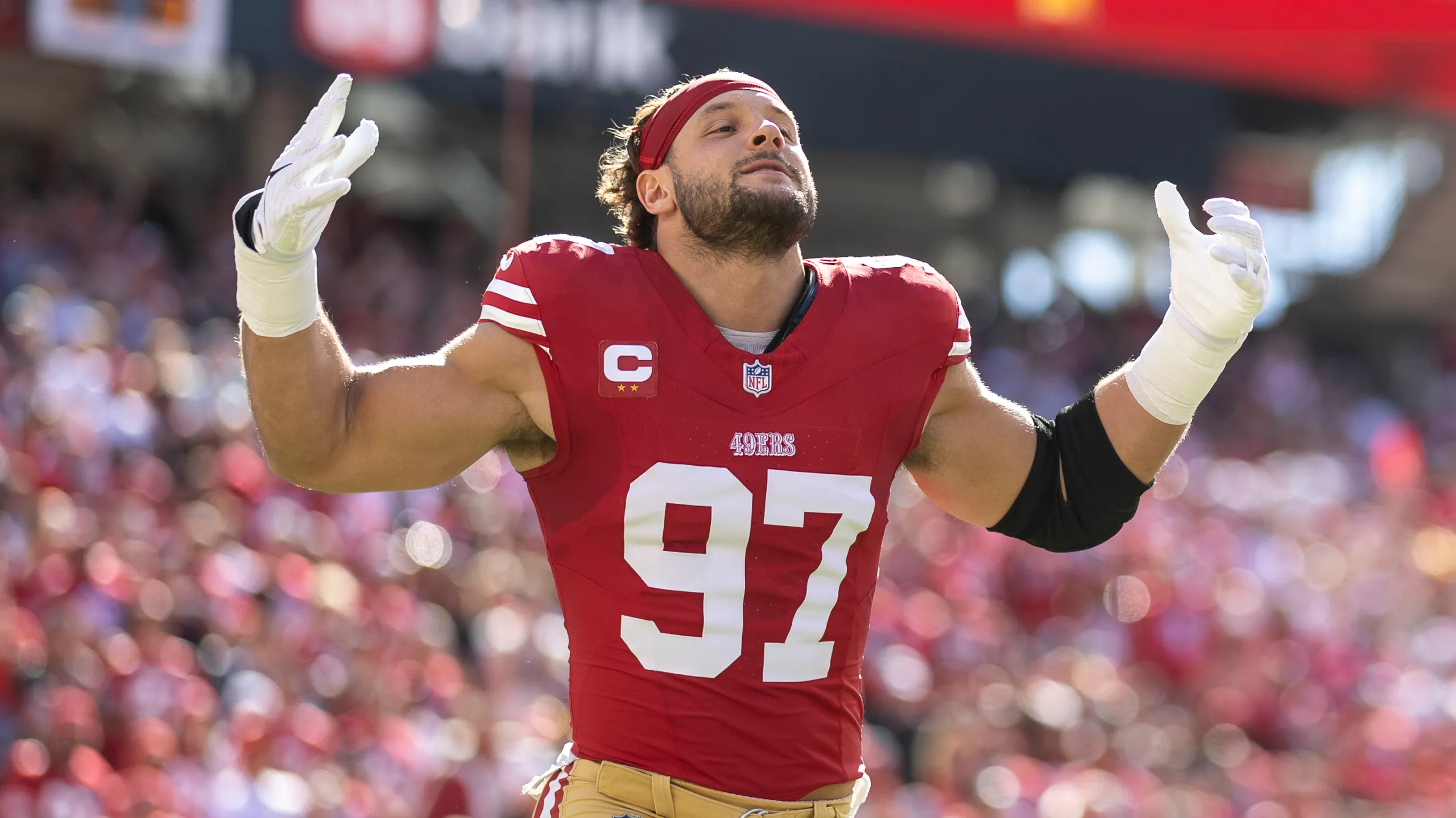 49ers Star Nick Bosa Sparks Controversy with MAGA Hat Stunt After Cowboys Win – Mom Cheryl Backs Him Up