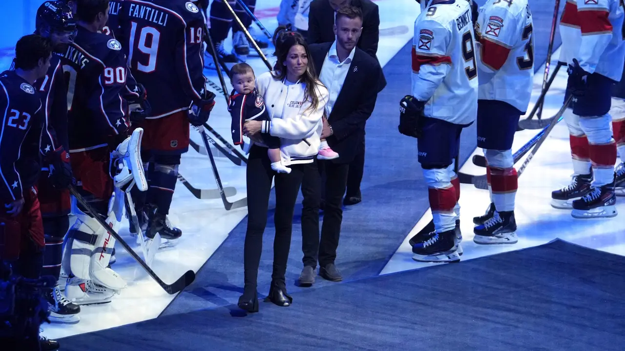 Emotional Tribute: Johnny Gaudreau’s Family Walks Blue Carpet at Columbus Blue Jackets' Kids Event