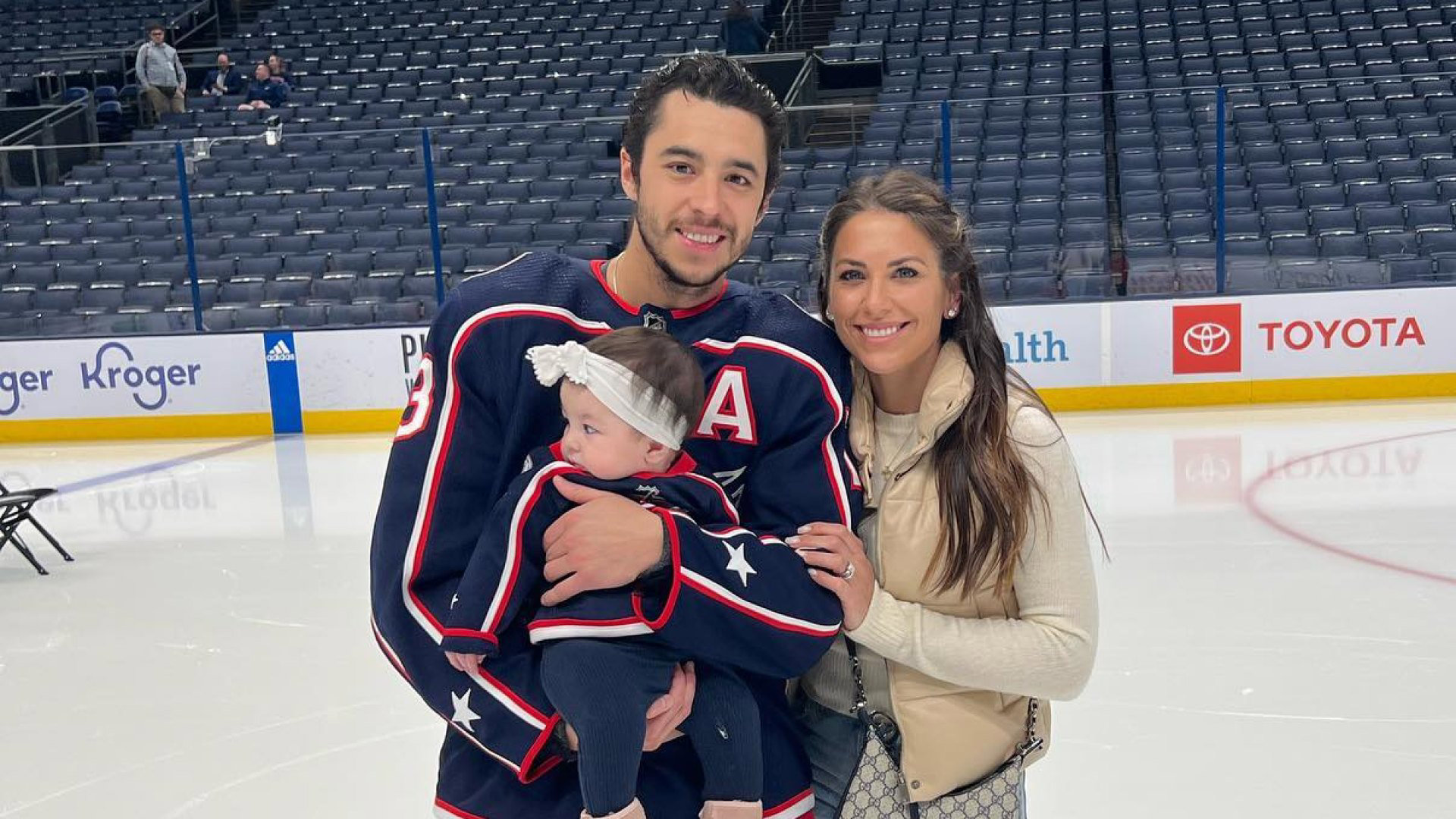 Emotional Tribute: Johnny Gaudreau’s Family Walks Blue Carpet at Columbus Blue Jackets' Kids Event