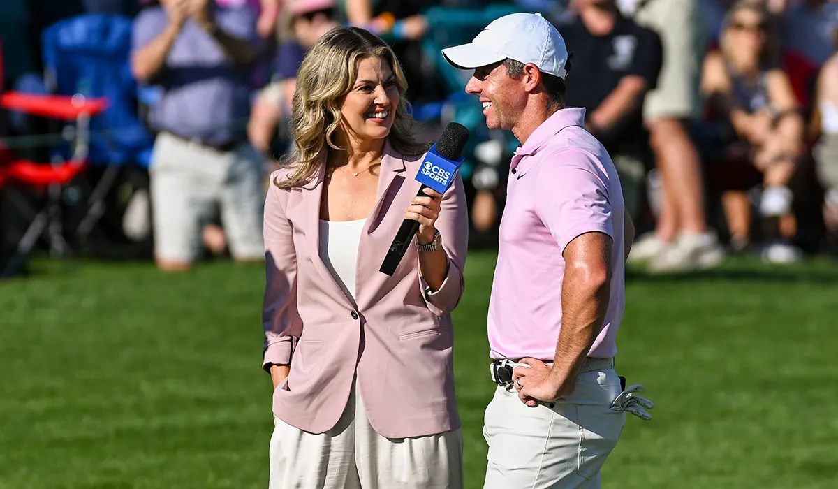 Amanda Balionis Stuns in Chic White and Brown Outfit at Titans vs Texans NFL Game