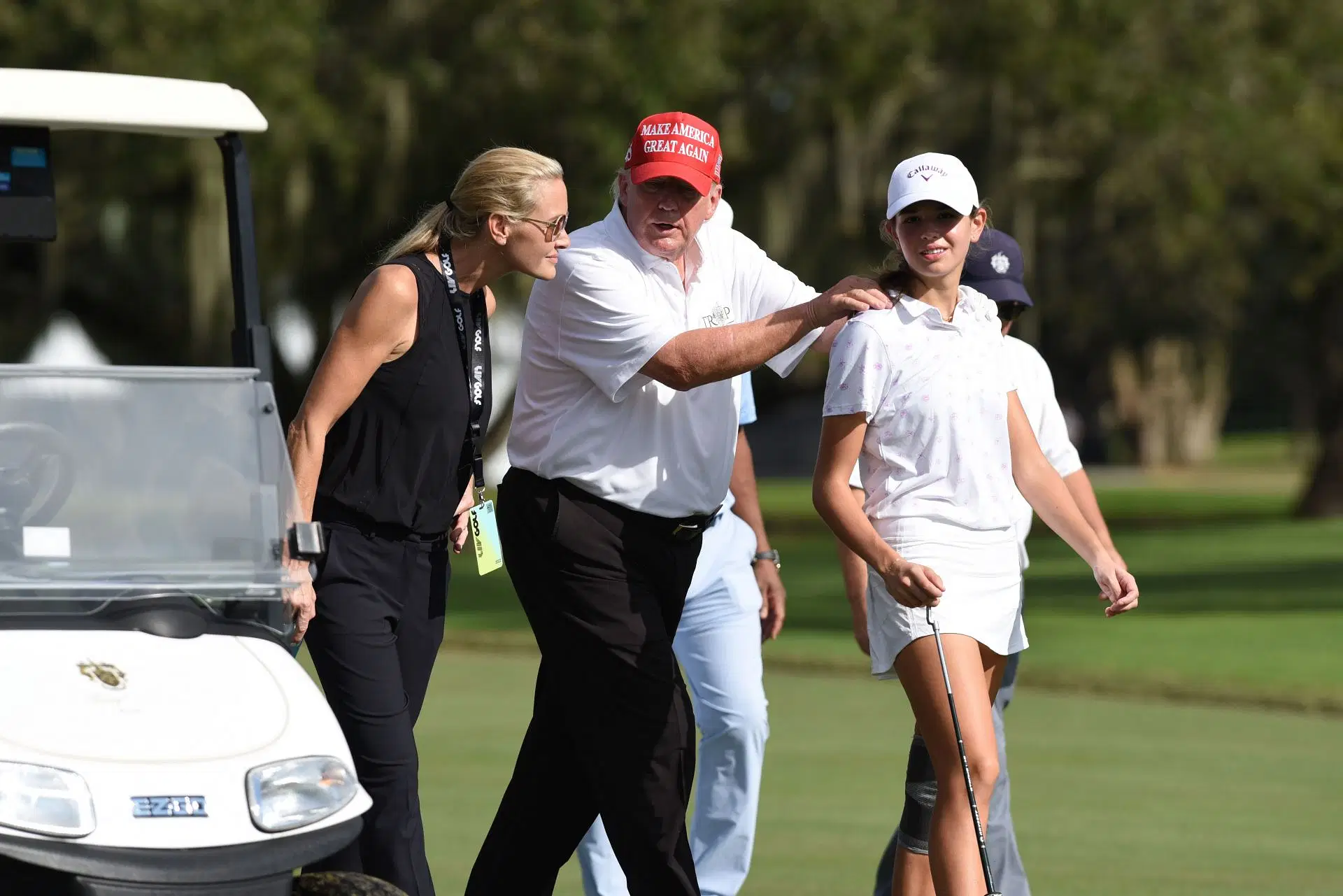 Donald Trump Shares Record-Breaking Golf Score While Chatting with Granddaughter Kai Trump