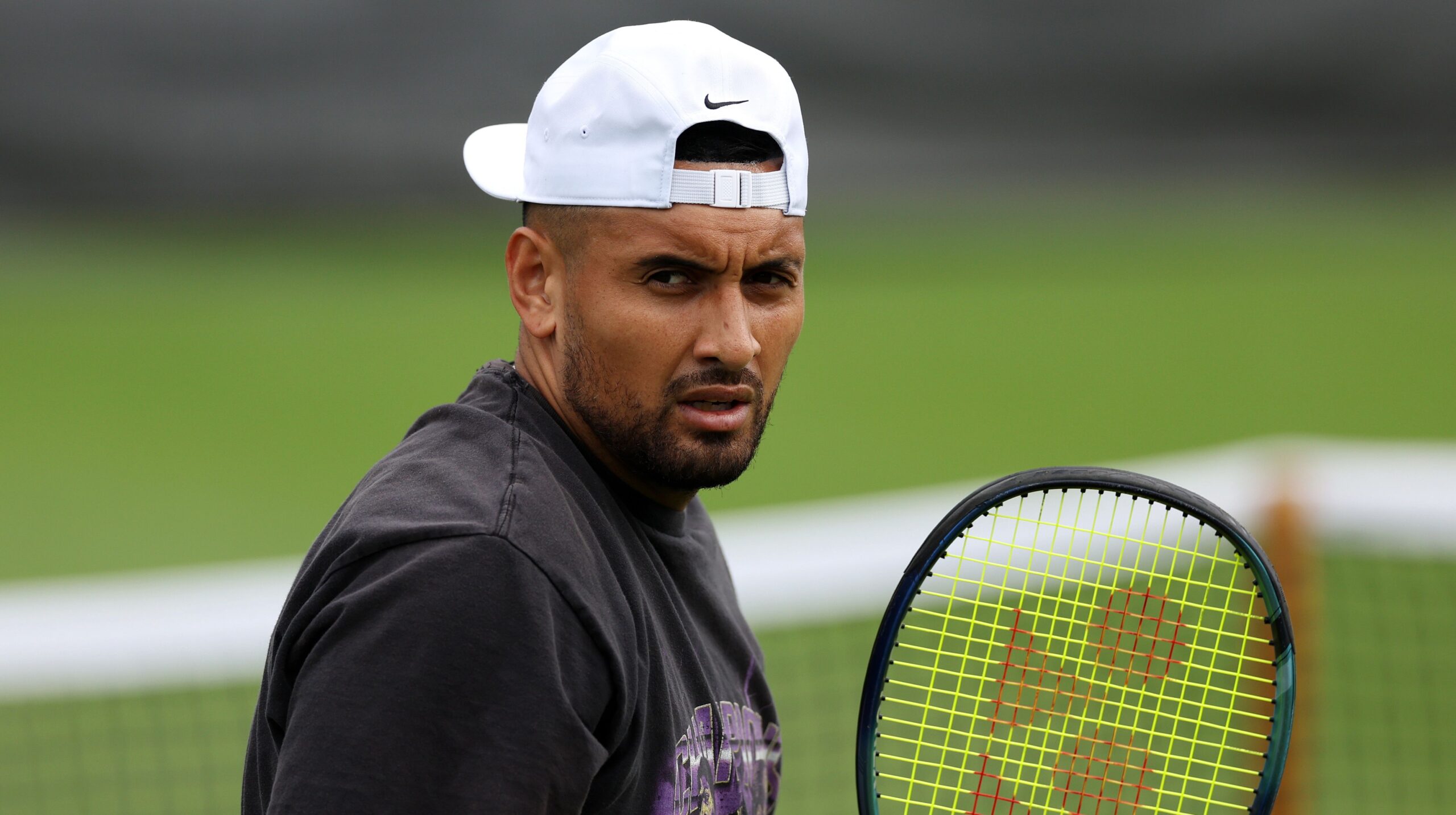 Nick Kyrgios Can't Stop Gushing Over Girlfriend Costeen Hatzi’s Stunning Black Gown as She Dazzles in Rebecca Vallance