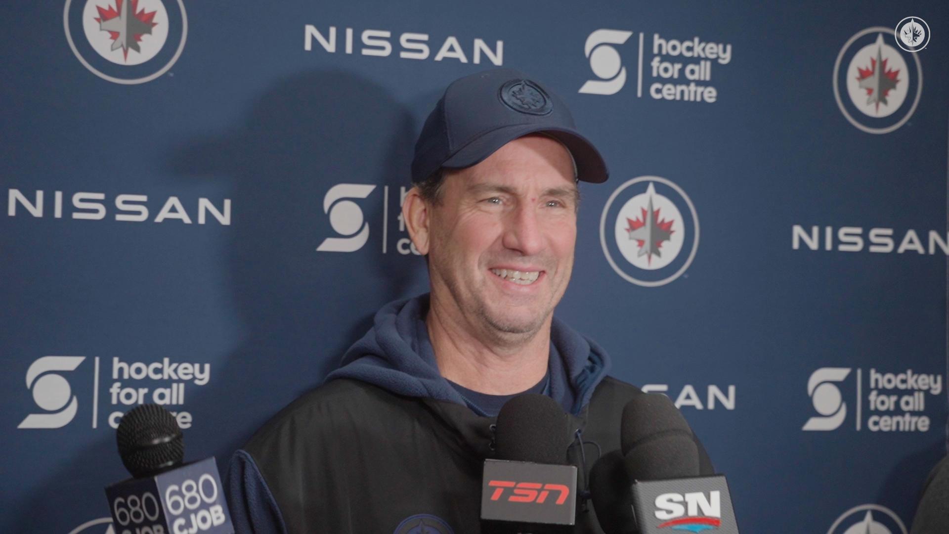 Winnipeg Jets’ Coach Arniel Defends Top Line as Toronto Ends Winning Streak in Hard-Hitting Game