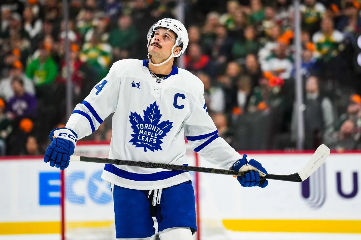 Auston Matthews Scores Dramatic Overtime Goal, Secures Narrow Leafs Win Over Devils