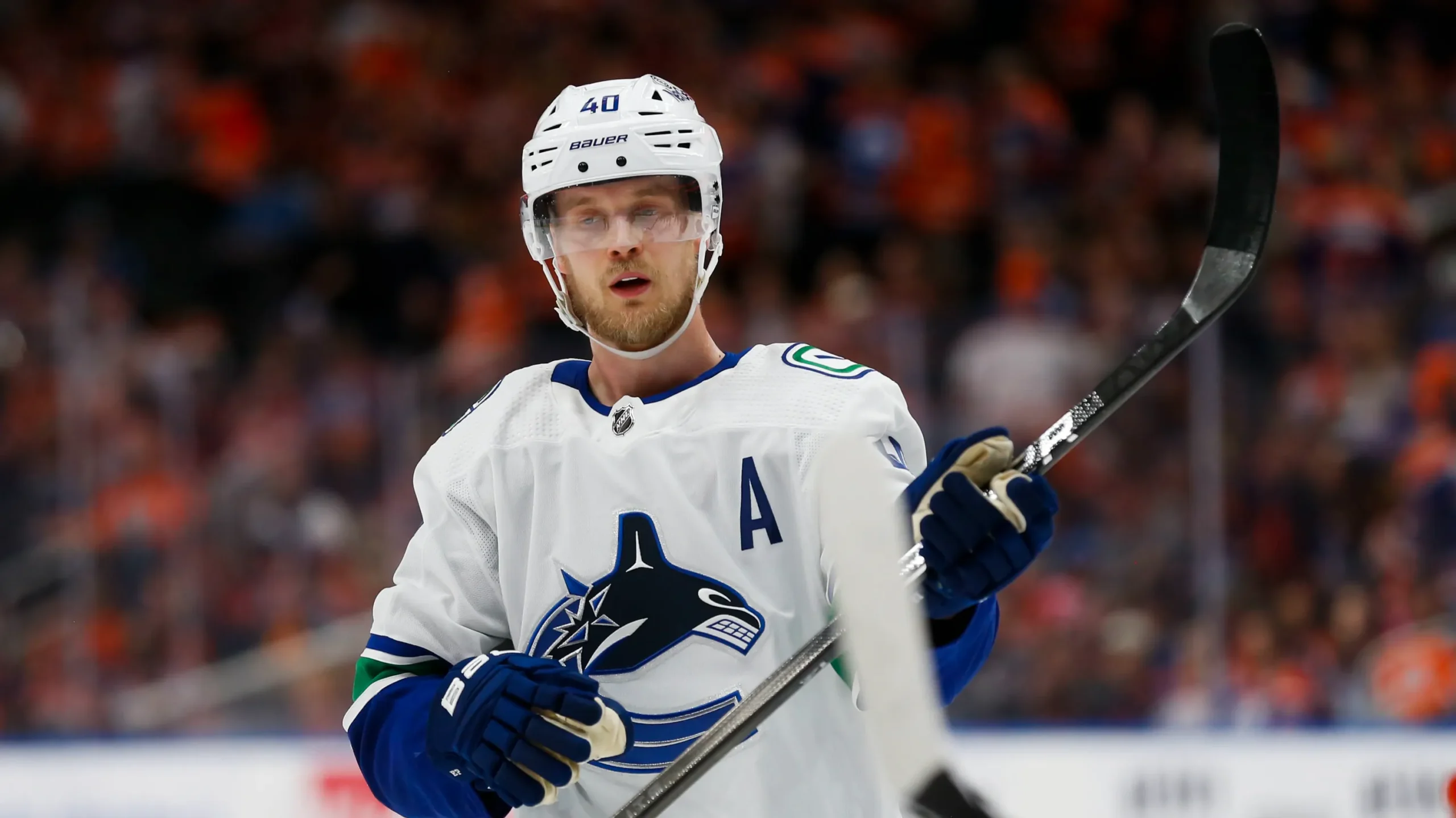 Canucks Star Elias Pettersson Lights Up the Game with Two Goals, Despite Injury Scare Against Sharks