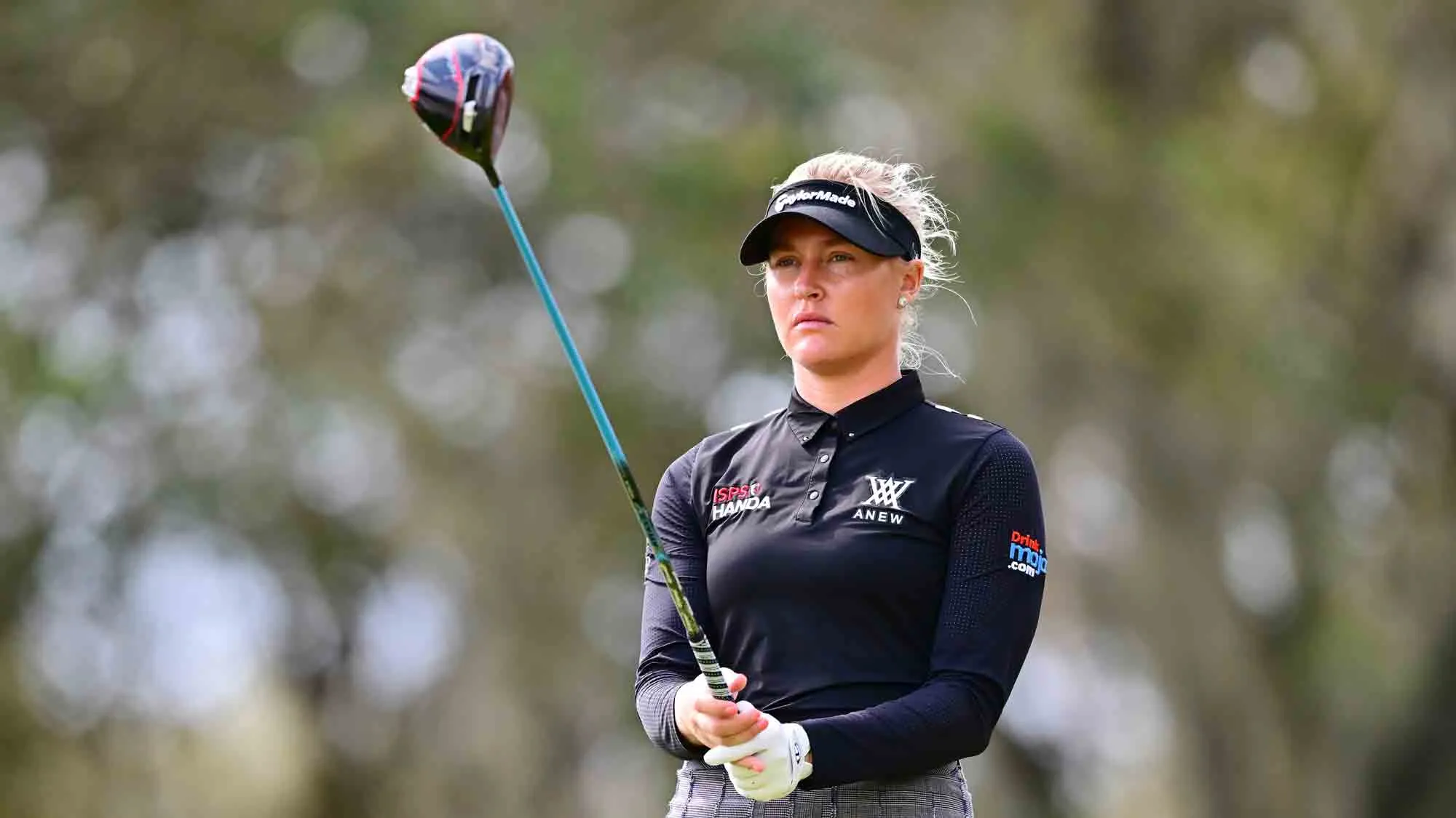 Charley Hull Rocks Stylish Malbon Outfits on the Greens: A Look at Her Fashionable Off-Season Practices