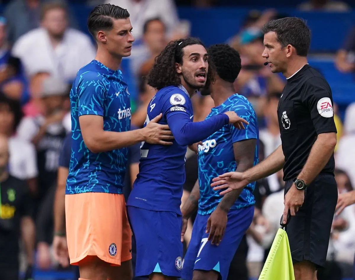 Chelsea's Marc Cucurella Faces Tough Game: Double Slip-Up Leads to Tottenham's Early Goals in Premier League Clash