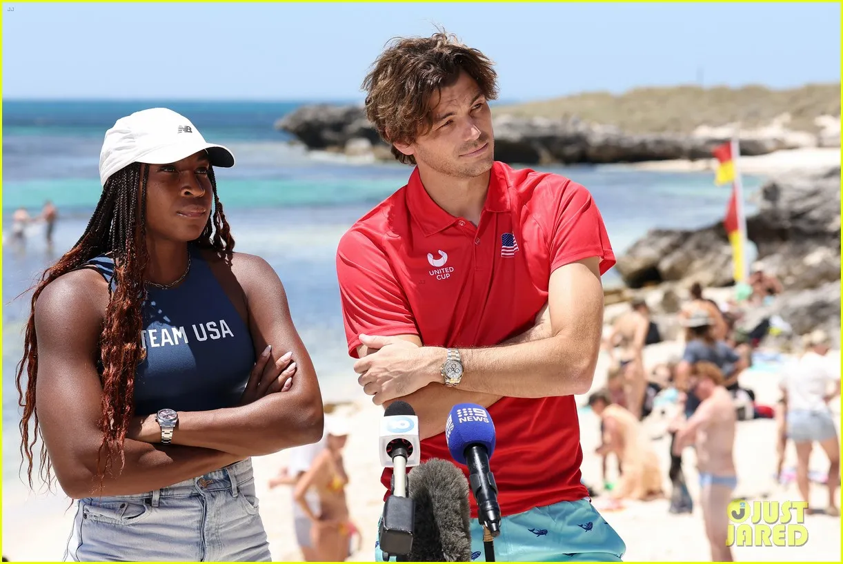 Coco Gauff and Taylor Fritz Show Off Cool Summer Styles on Rottnest Island Before 2025 United Cup Showdown