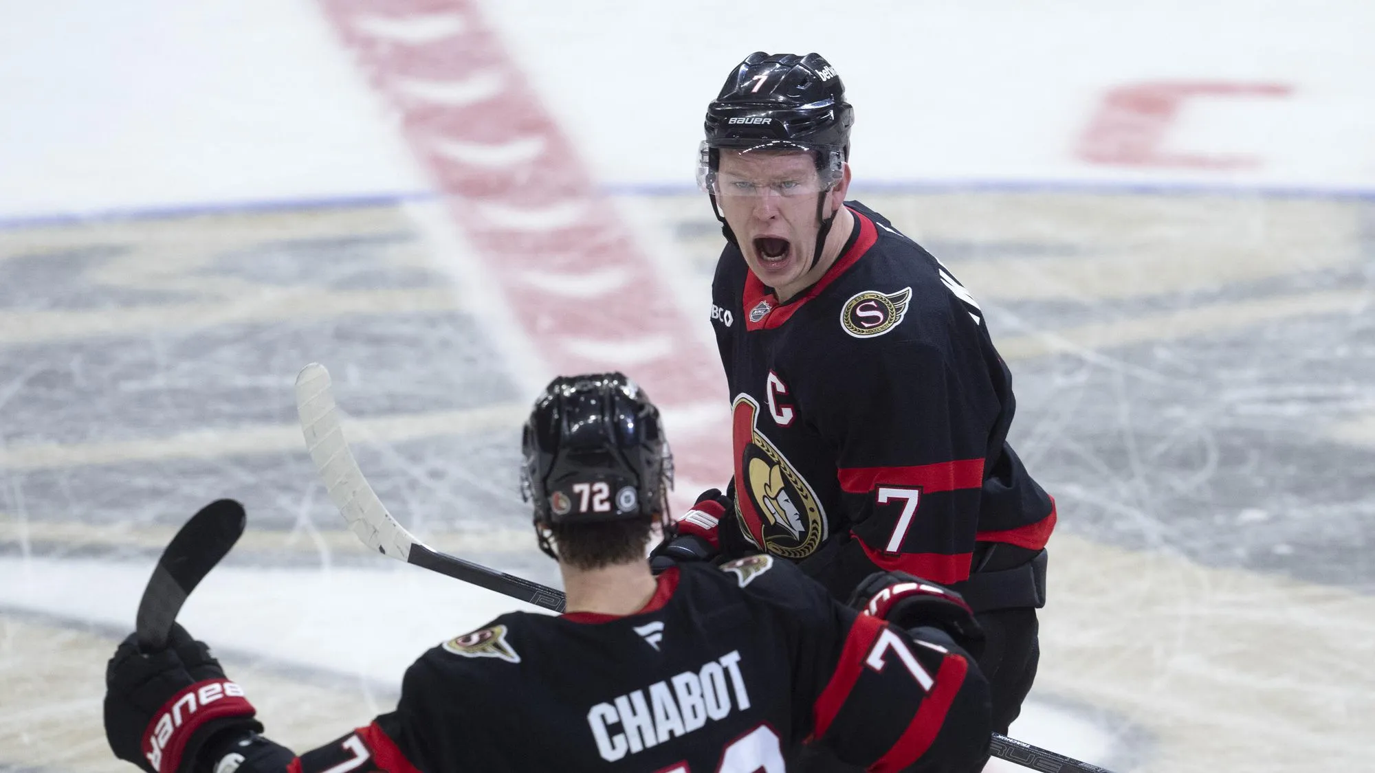 Hockey Hero Brady Tkachuk Braves Injury to Score Winning Goal Against Flames