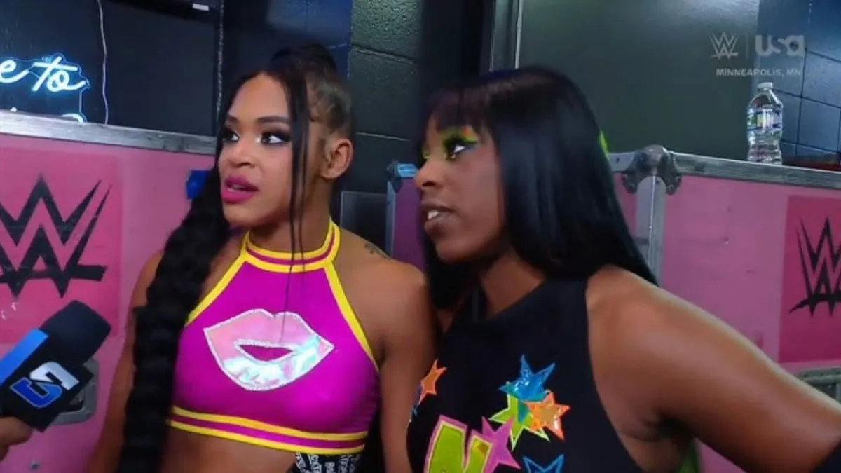 Naomi Teams Up with Bianca Belair to Win WWE Tag Team Title, Dedicates Their Victory to Jade Cargill