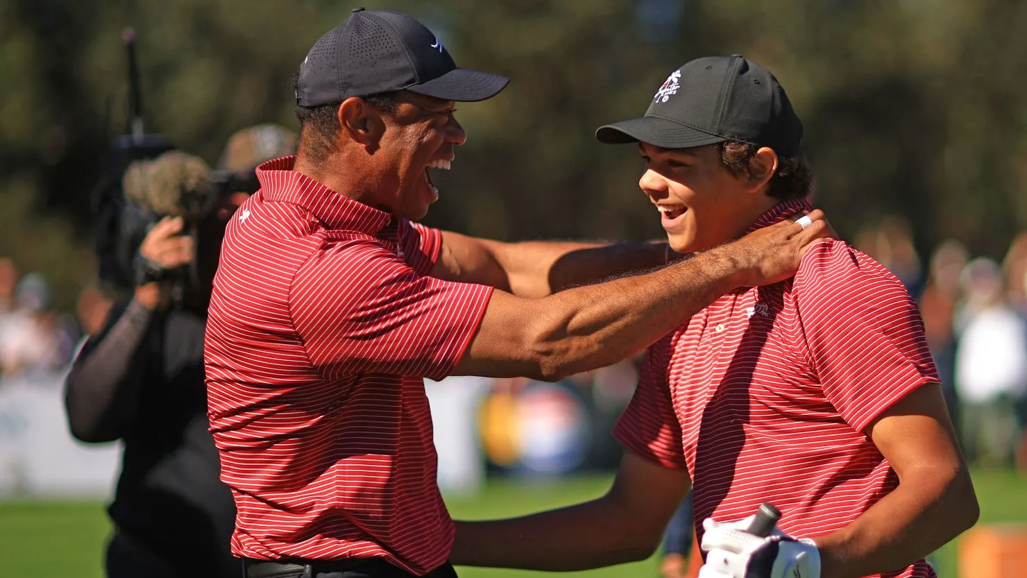 Teen Golf Sensation Charlie Woods Hits First Ace at PNC Championship with Dad Tiger Cheering On