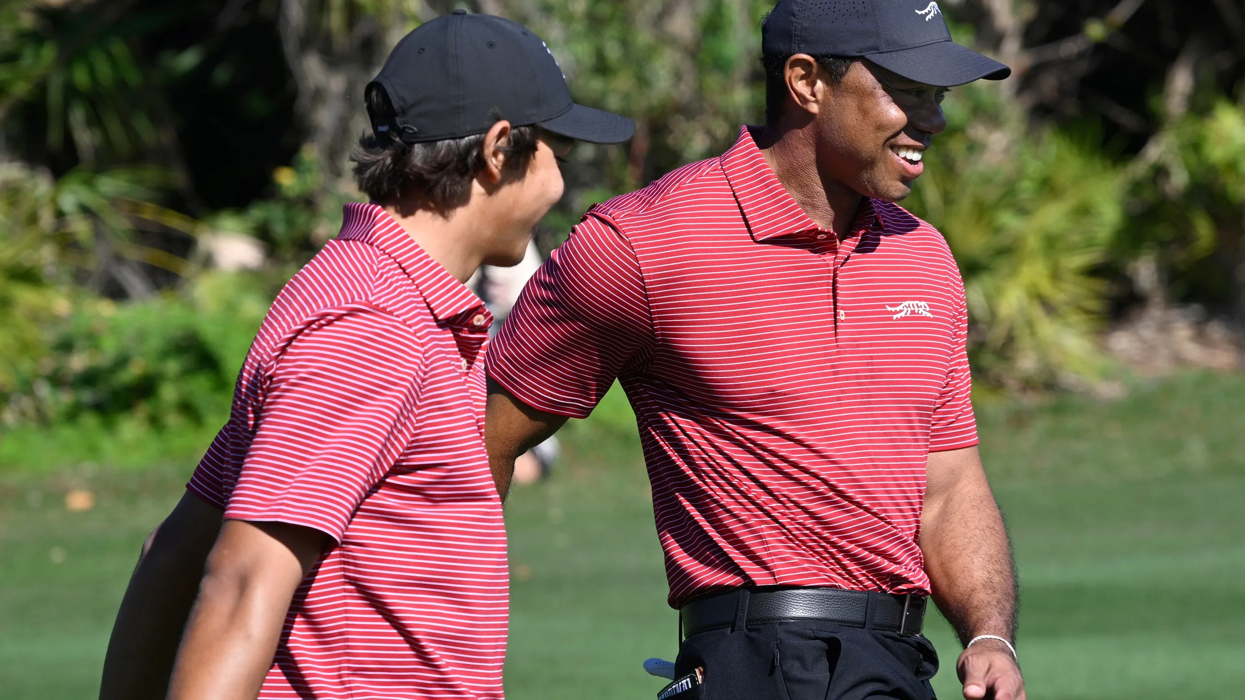 Teen Golf Sensation Charlie Woods Hits First Ace at PNC Championship with Dad Tiger Cheering On