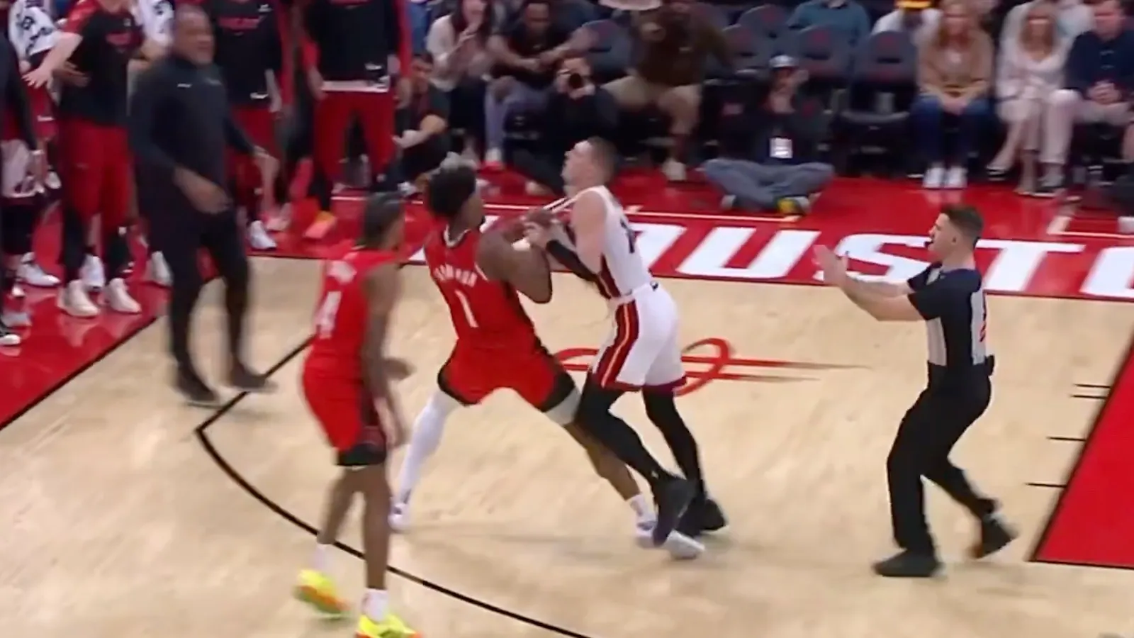 NBA Drama Unfolds: Amen Thompson and Terry Rozier Suspended After Rockets vs Heat Game Brawl