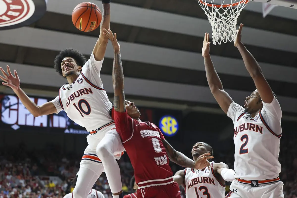 Auburn vs. Alabama: Historic No. 1 vs. No. 2 Showdown Set to Shake Up College Basketball Rankings