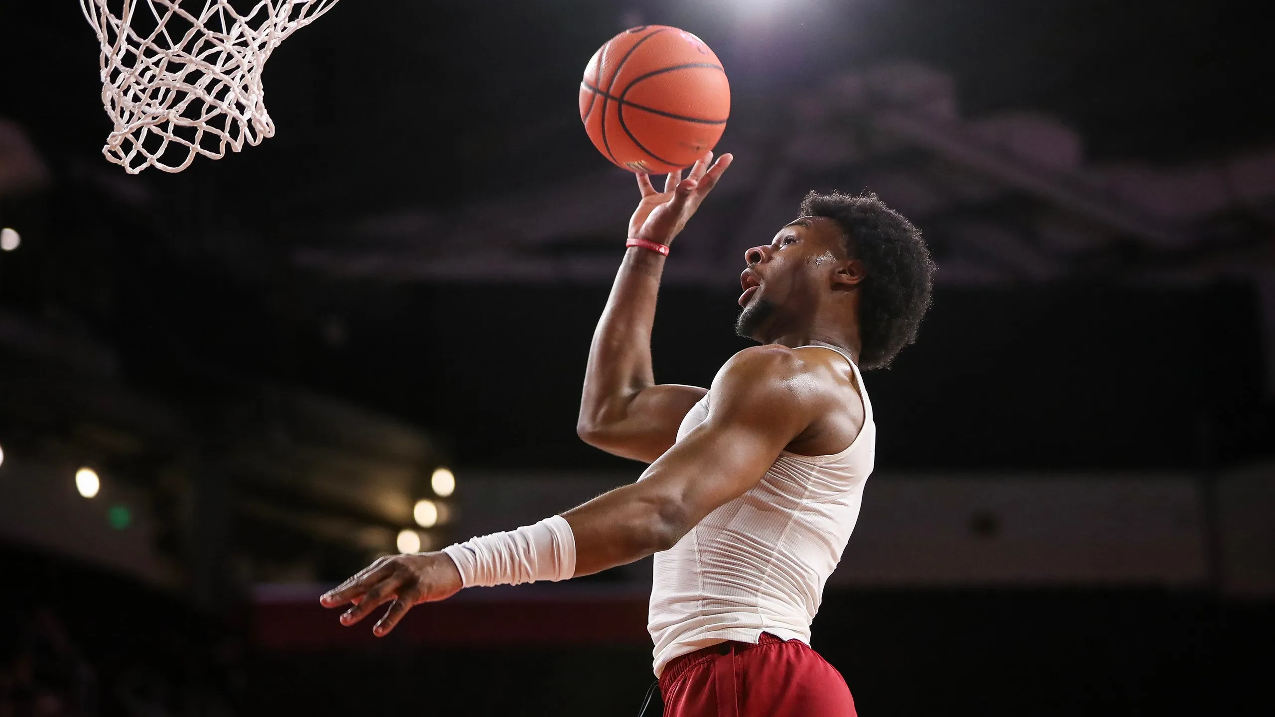 Bronny James Takes a Scary Fall After Huge Dunk in Front of Mom Savannah James, But Shakes It Off Like a Pro