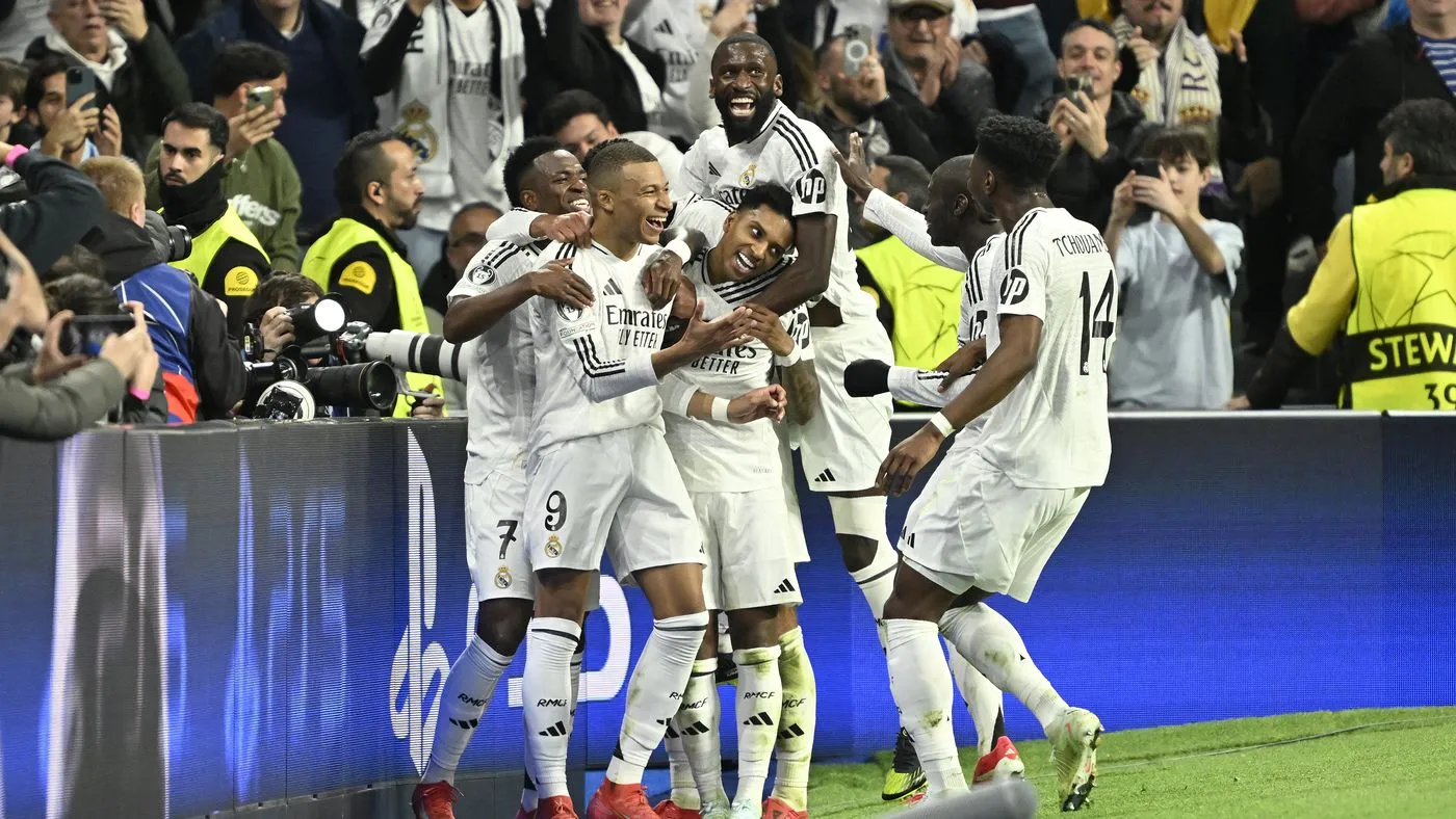 Kylian Mbappe Shines with First Champions League Hat-Trick as Real Madrid Crush Manchester City 3-1 at the Bernabeu