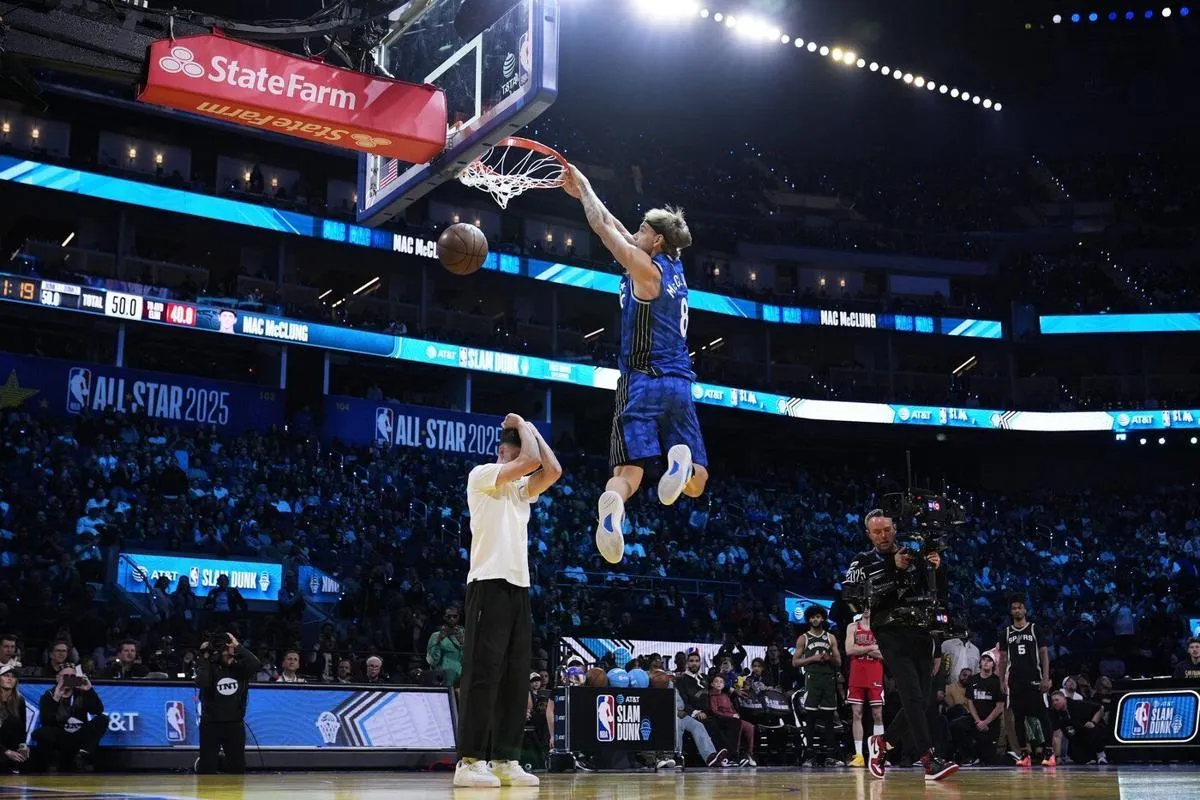 Mac McClung Makes NBA History: Wins Third Straight Slam Dunk Contest with Jaw-Dropping Dunks at 2025 All-Star Weekend