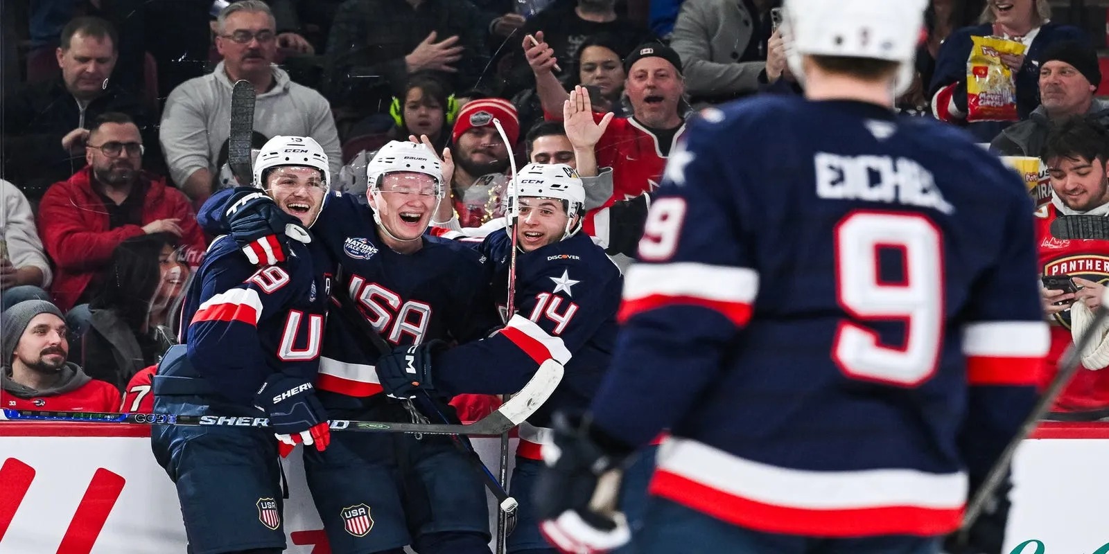 USA vs. Canada Turns Into All-Out Brawl in 4 Nations Face-Off – Three Fights Erupt in Just Nine Seconds