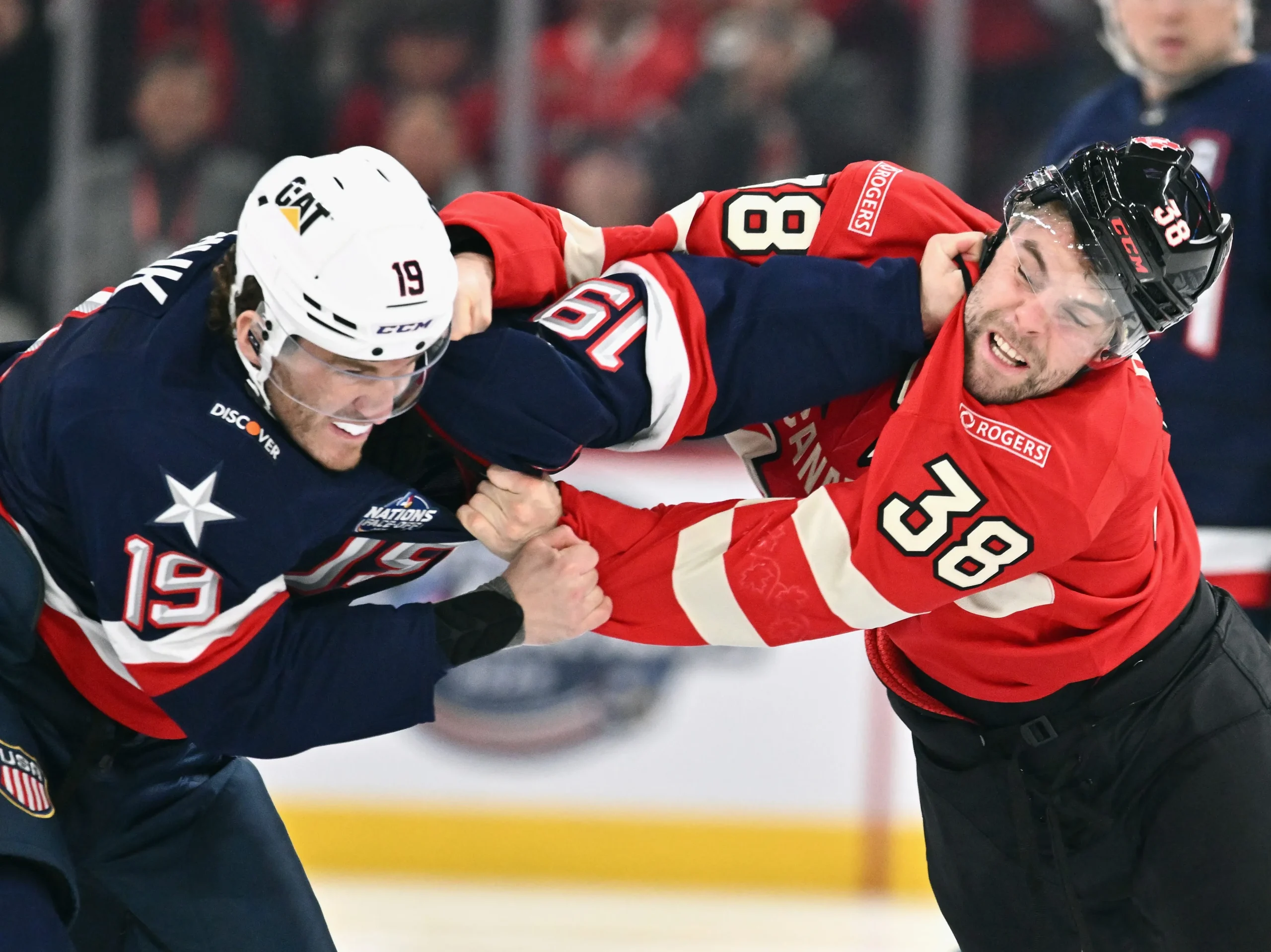 USA vs. Canada Turns Into All-Out Brawl in 4 Nations Face-Off – Three Fights Erupt in Just Nine Seconds