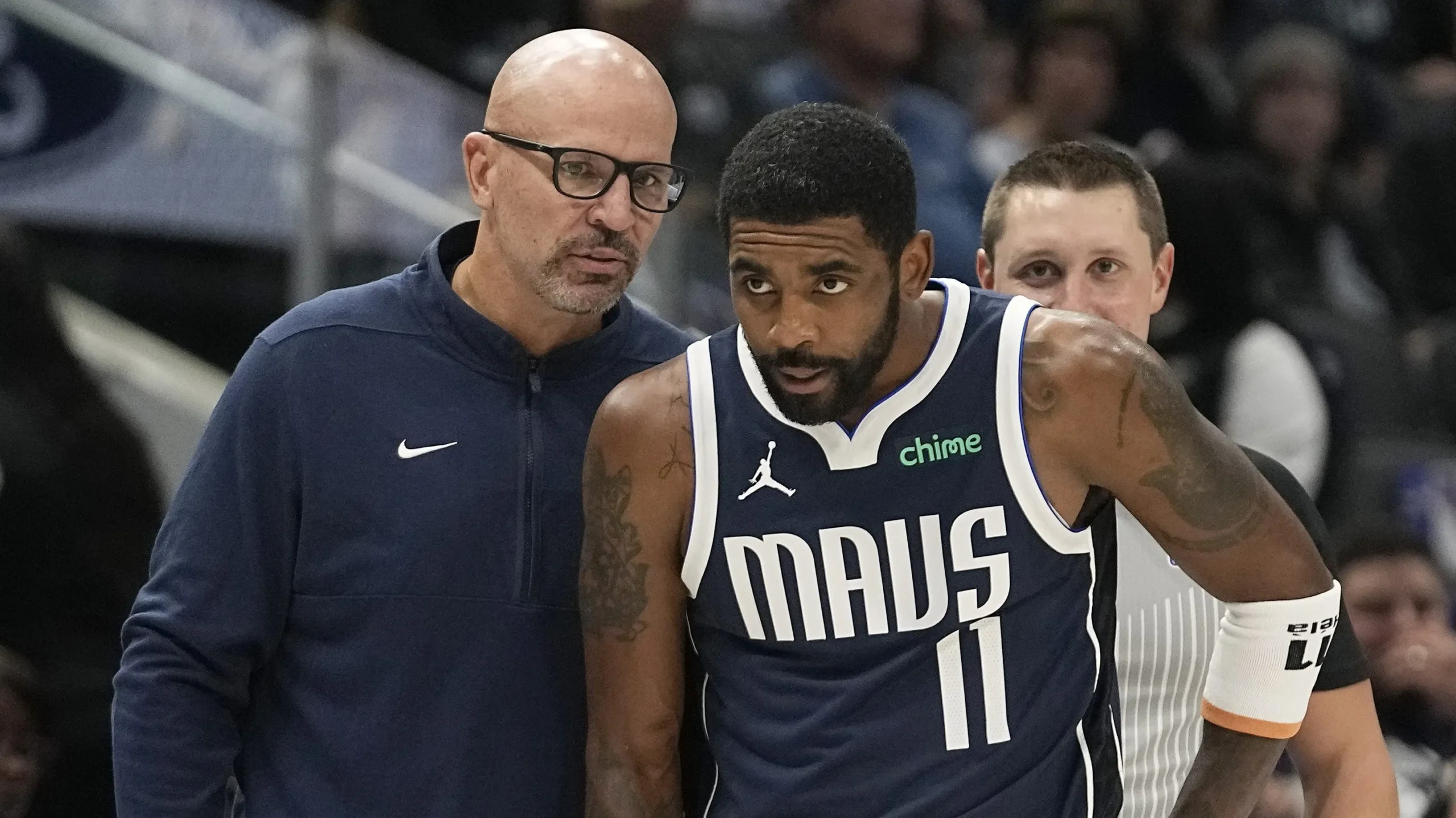 Dallas Mavericks Face Major Injury Setback as Kyrie Irving Goes Down, but Jason Kidd Puts Faith in New 7-Foot Addition Kai Jones