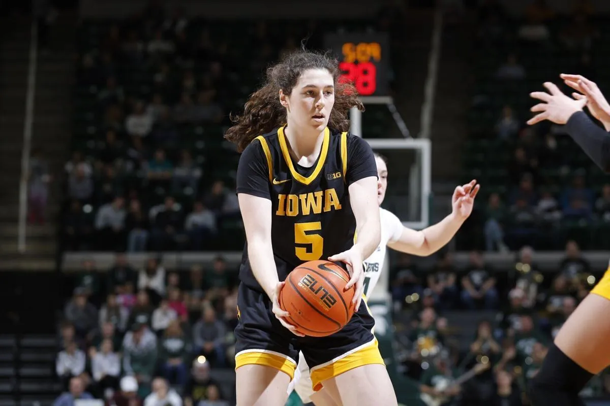 Iowa Hawkeyes Stun Michigan State in Big Ten Tournament as Freshman Ava Heiden Steps Up Big in Career-Best Performance