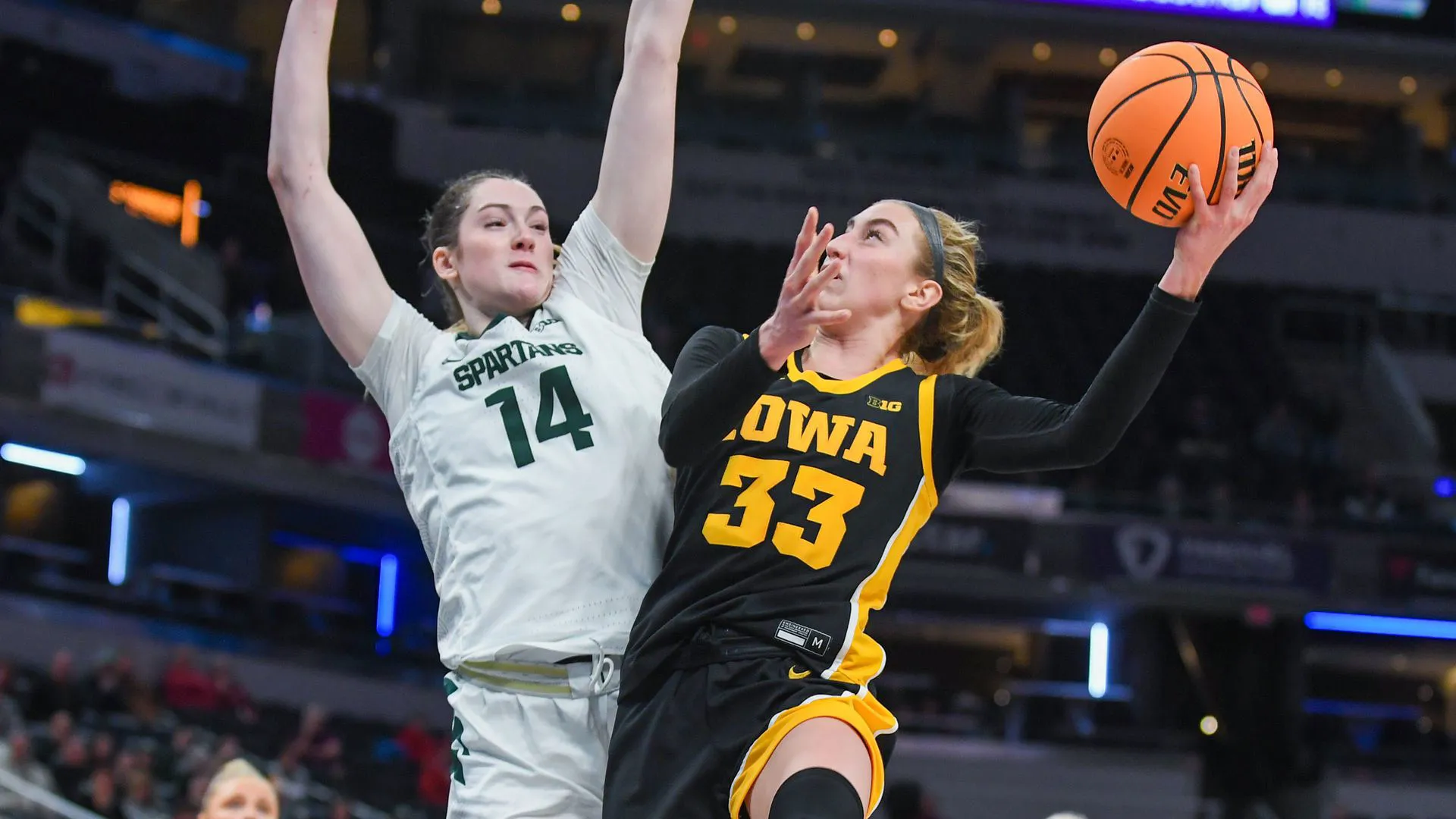 Iowa Hawkeyes Stun Michigan State in Big Ten Tournament as Freshman Ava Heiden Steps Up Big in Career-Best Performance