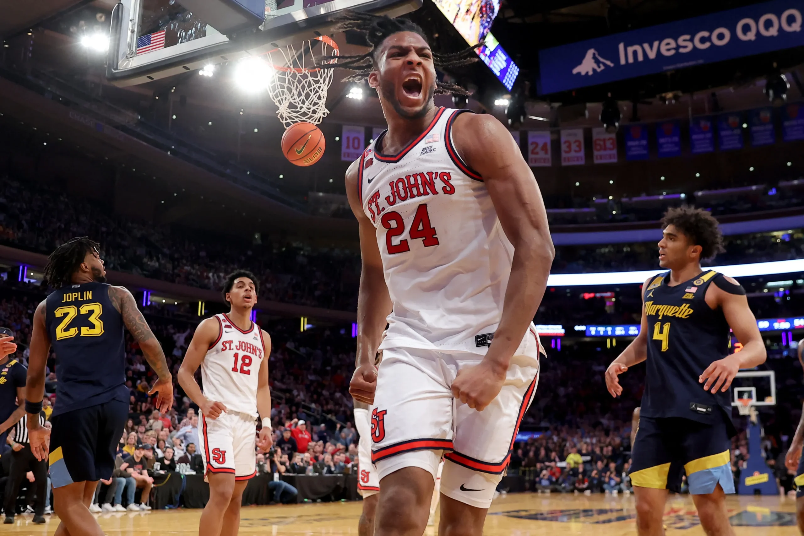 St. John’s Shocks Marquette With Huge Comeback to Reach Big East Championship Game at Madison Square Garden